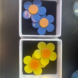 Colorful Flower Earrings Set